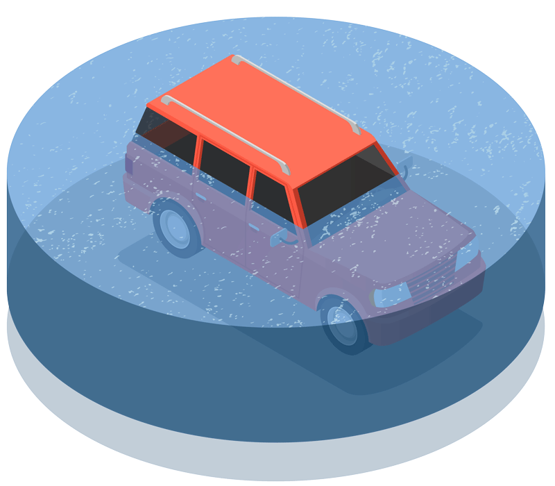 Flooded Car 